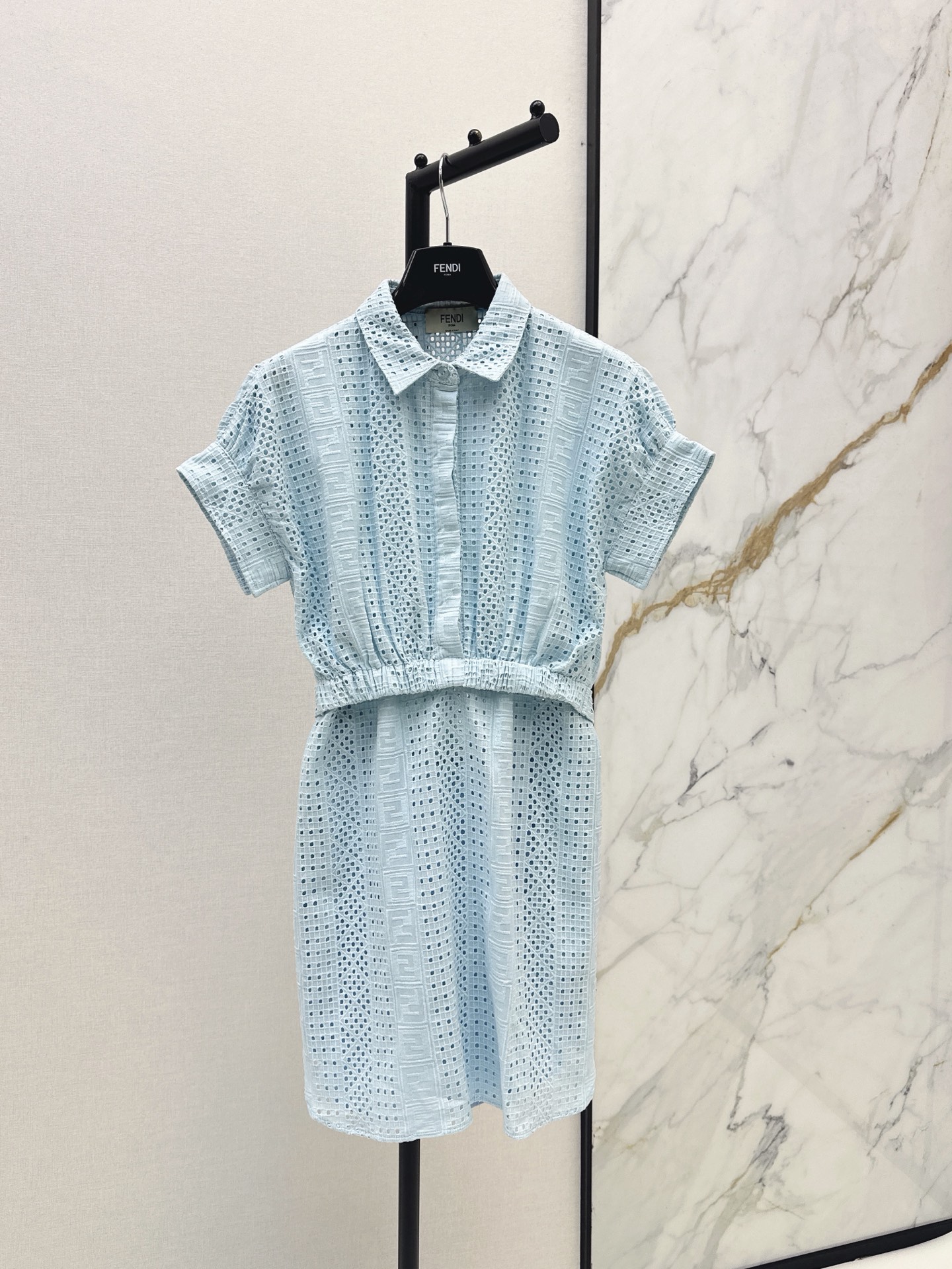 Fend New Lace cut-out dress