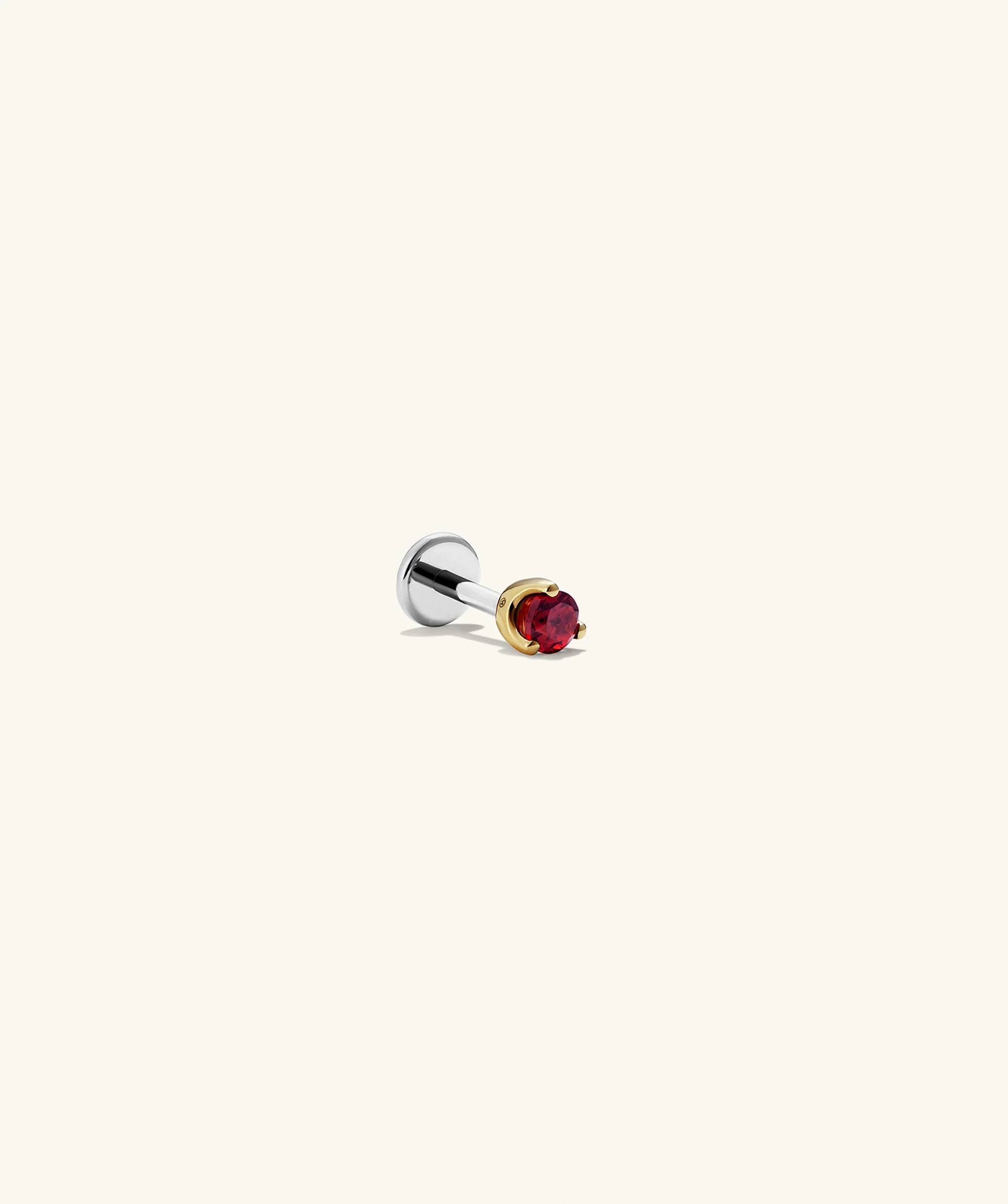 Piercing Studio - Single Gemstone Mini Flat Back Stud
