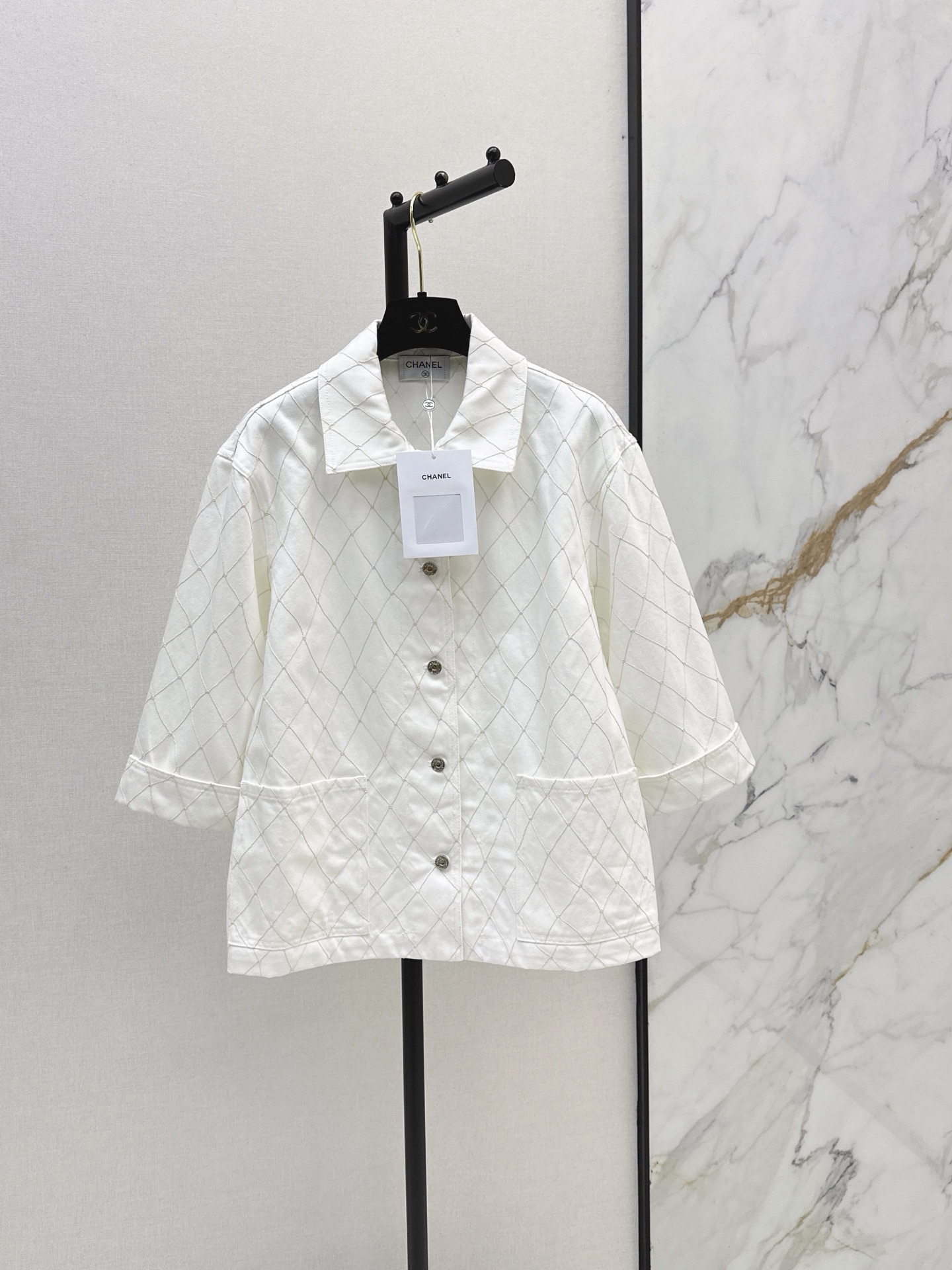 Chan New embroidered denim jacket