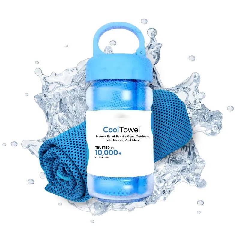 🥶 Summer Hot Sale - BUY 1 GET 1 FREE!!⚡50K+ SOLD!❄️Cold Sweat Towel You Can Use Anywhere, Anytime! Reusable Soft Absorbent Cooling Portable