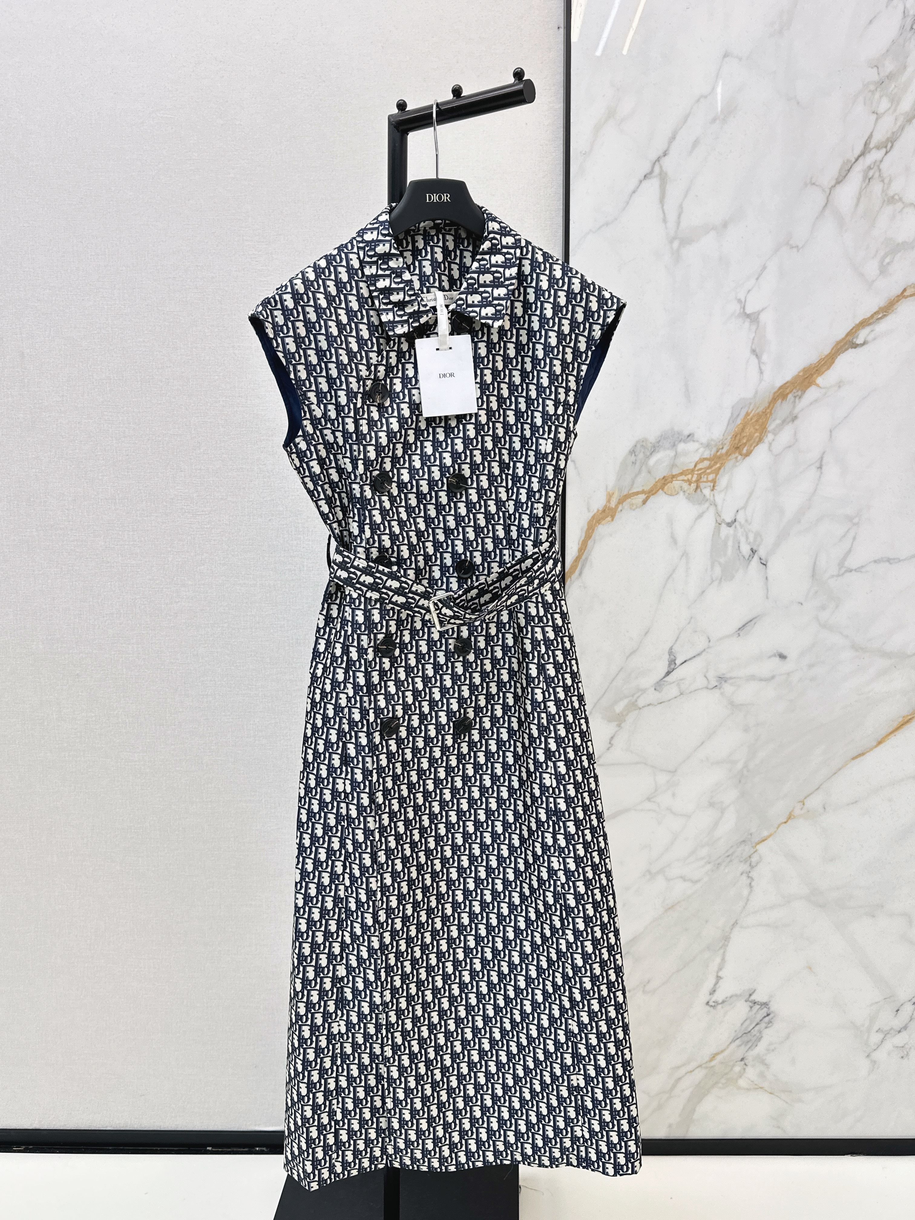 CD New jacquard sleeveless dress