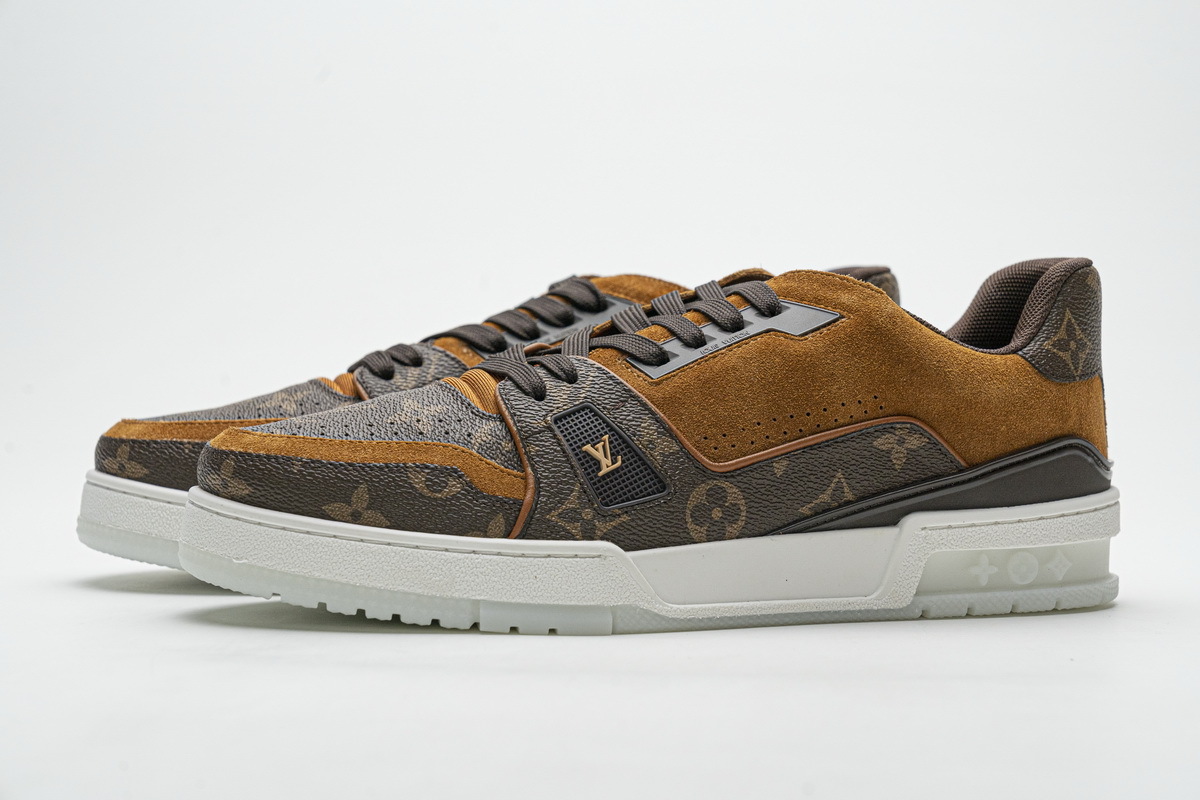 Pkkicks God Batch LOUIS VUITTON 20ss Trainer Brown