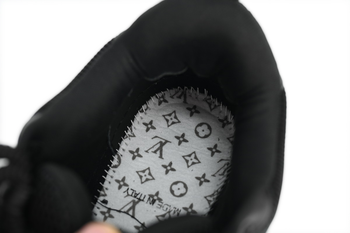 Pkkicks God Batch Louis Vuitton Skate Sneaker Black 51BCOLRB
