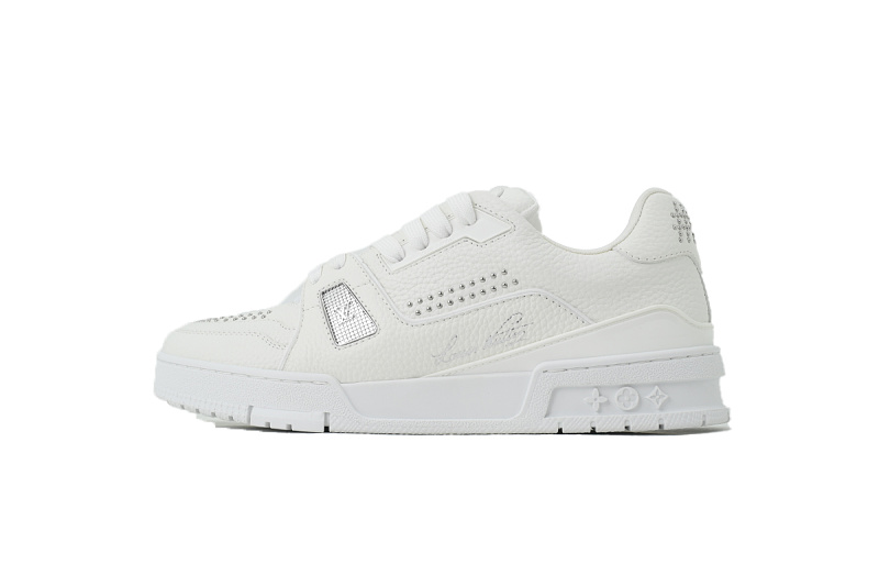Pkkicks God Batch Louis Vuitton Sneakers White rivets (NFC)