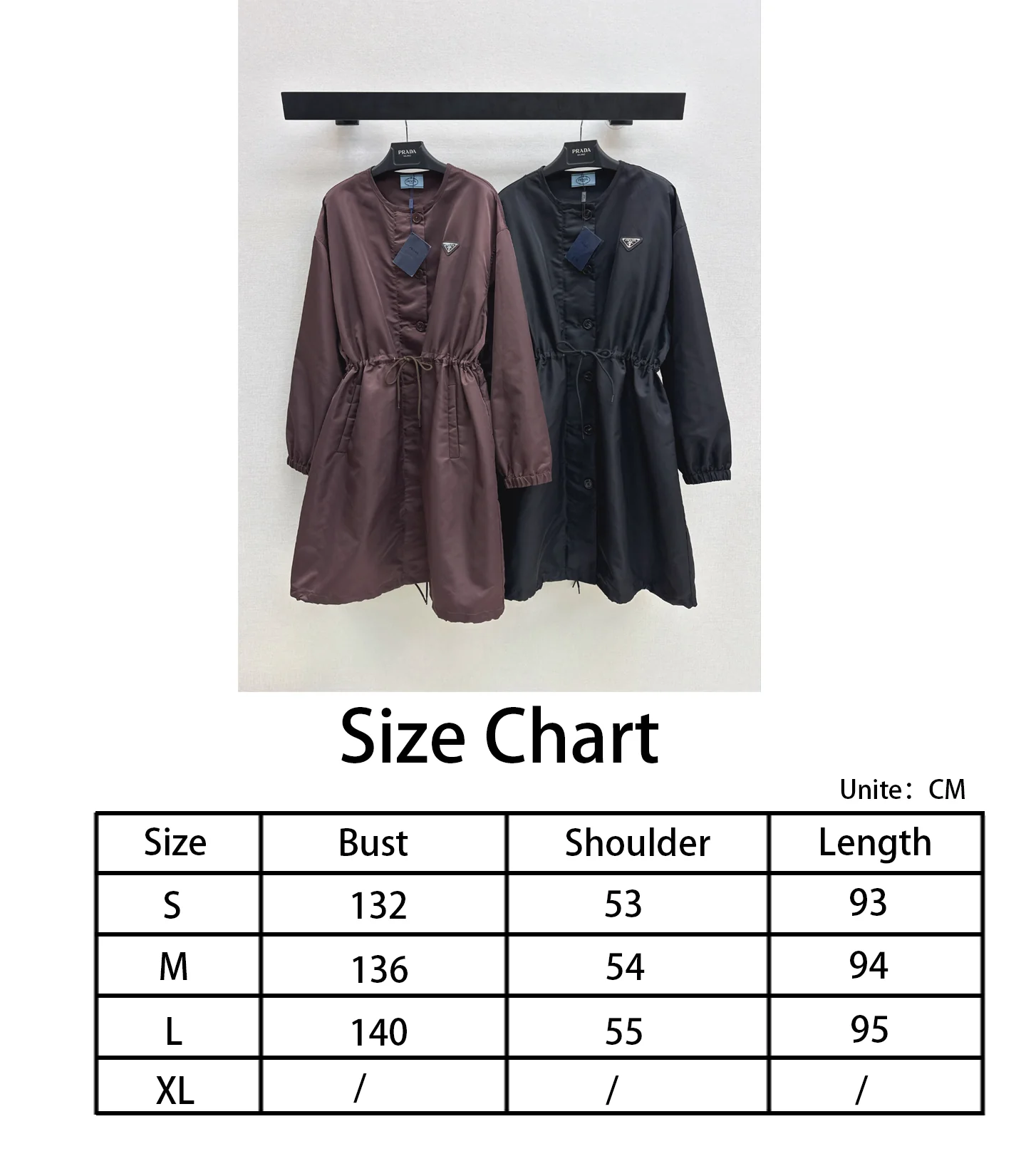 Pra NEW drawstring long coars