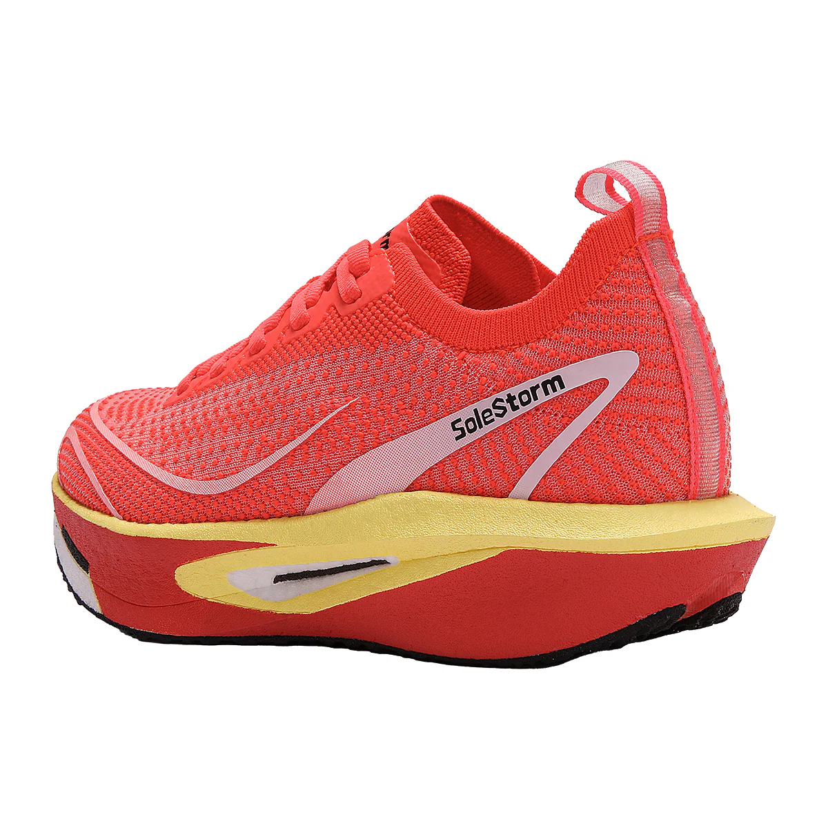 Women's Running Walking Tennis Shoes , Breathable Flyknit Upper & Easy-On Heel Design-SSOO3W