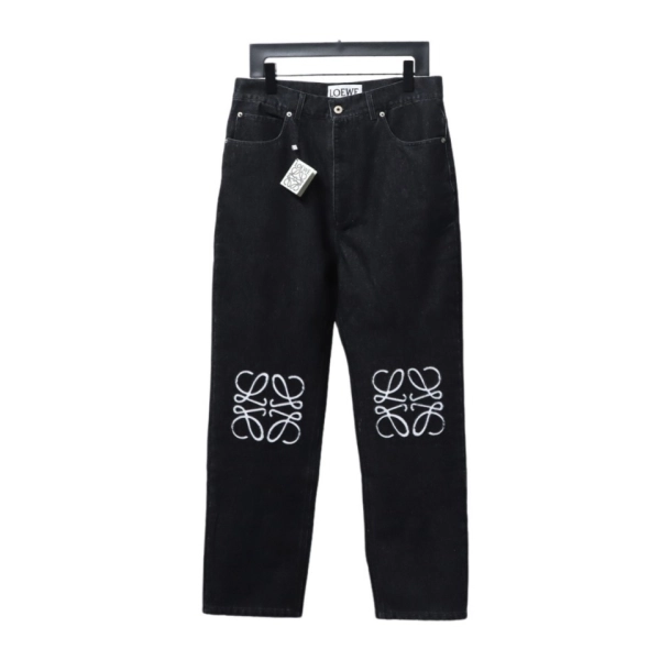 Loewe Printed Black Jeans