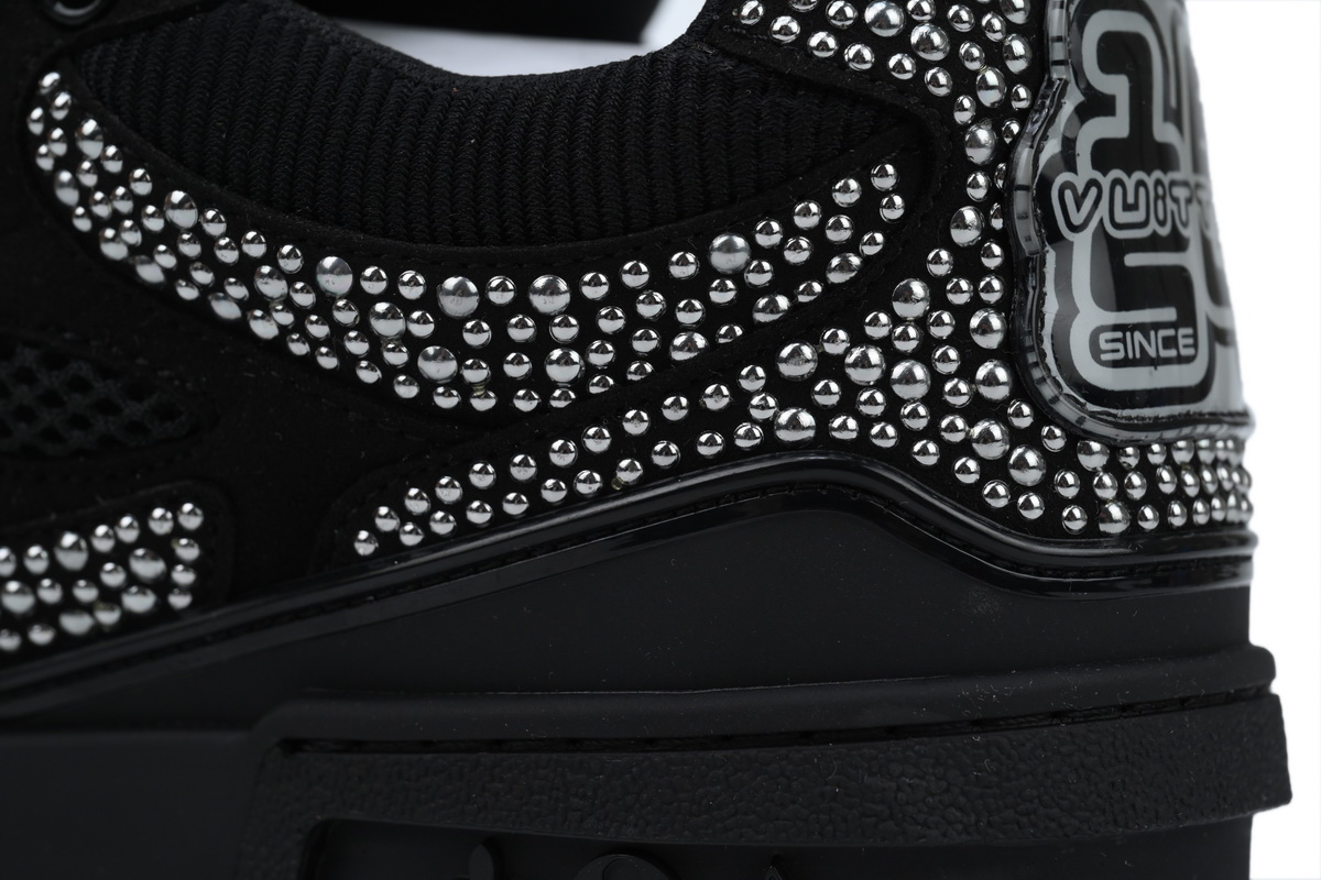 Pkkicks God Batch Louis Vuitton Skate Trainer Black Swarovski Monogran 1ABMHV