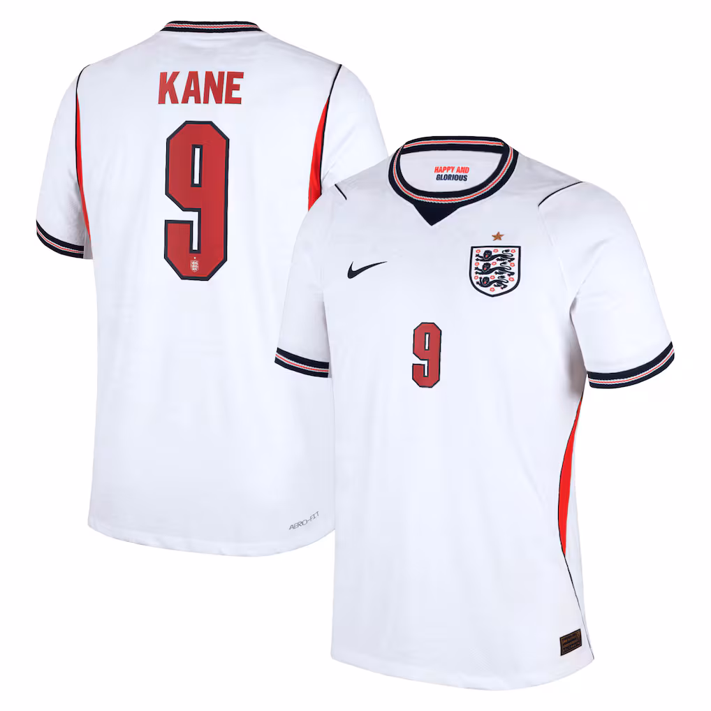 Kane #9 England World Cup 2026 Player Version Home Soccer Jersey