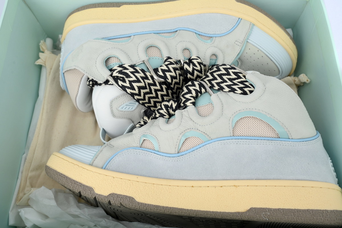 Lanvin Leather Curb Light Blue FM-SKRK11-DRAG-A2121