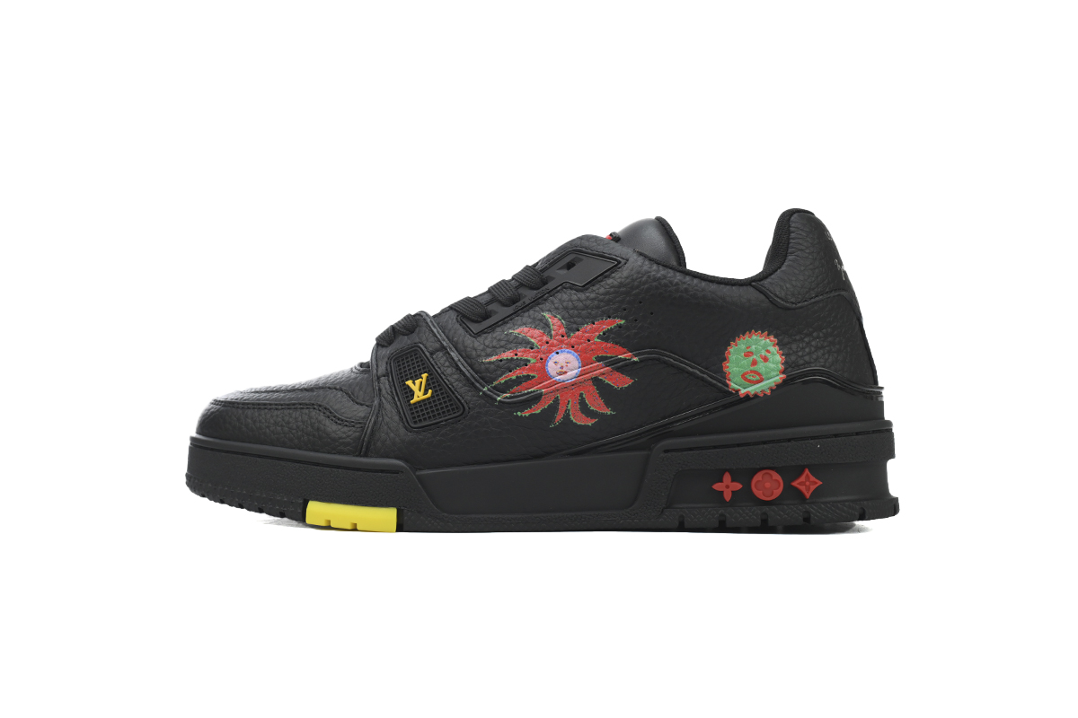 Pkkicks God Batch Yayoi Kusama x Louis Vuitton Trainer Black