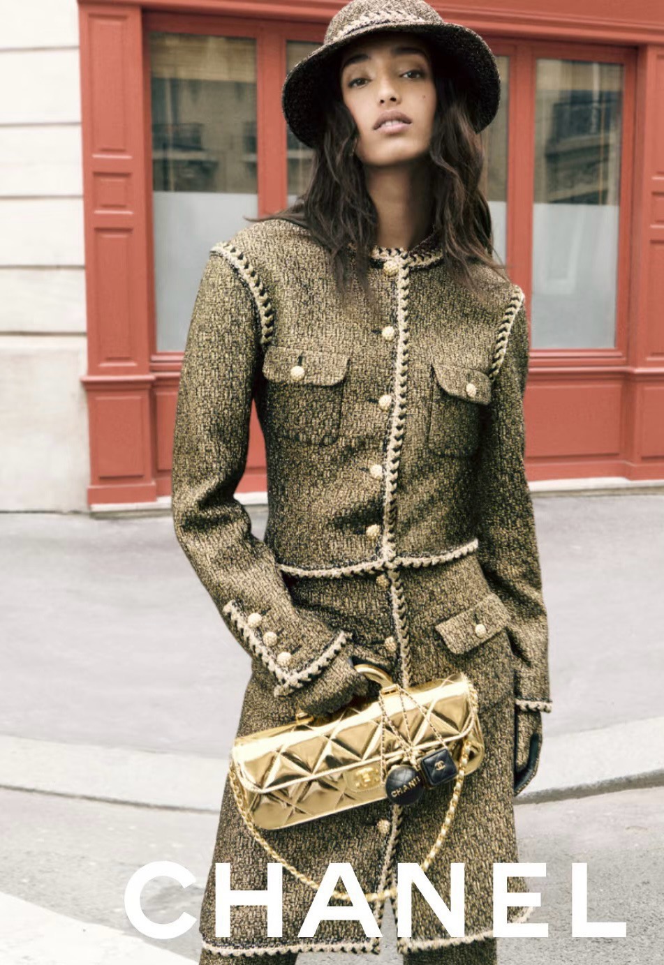 Chan classic tweed suit