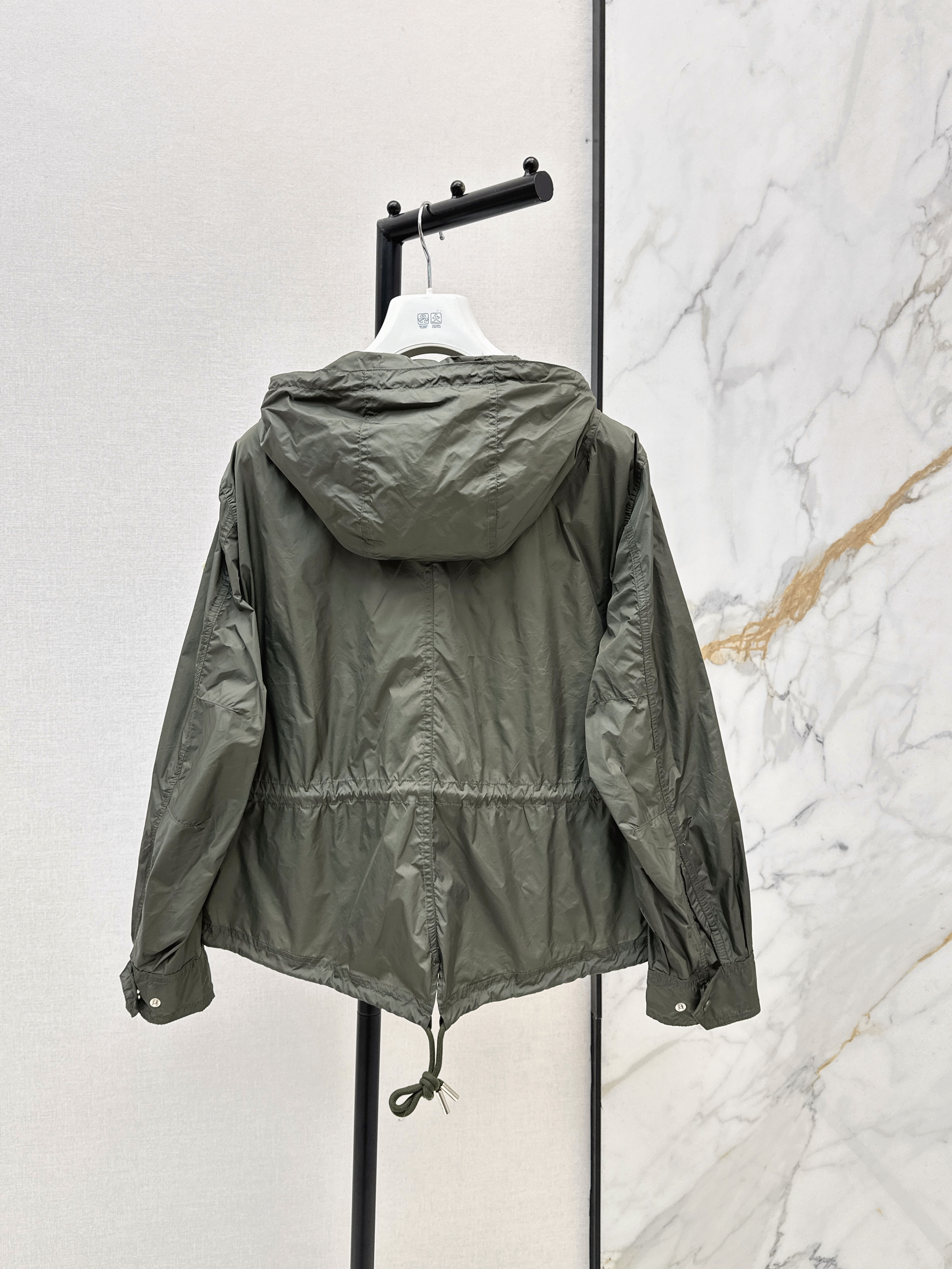 Monc New hooded trench coat