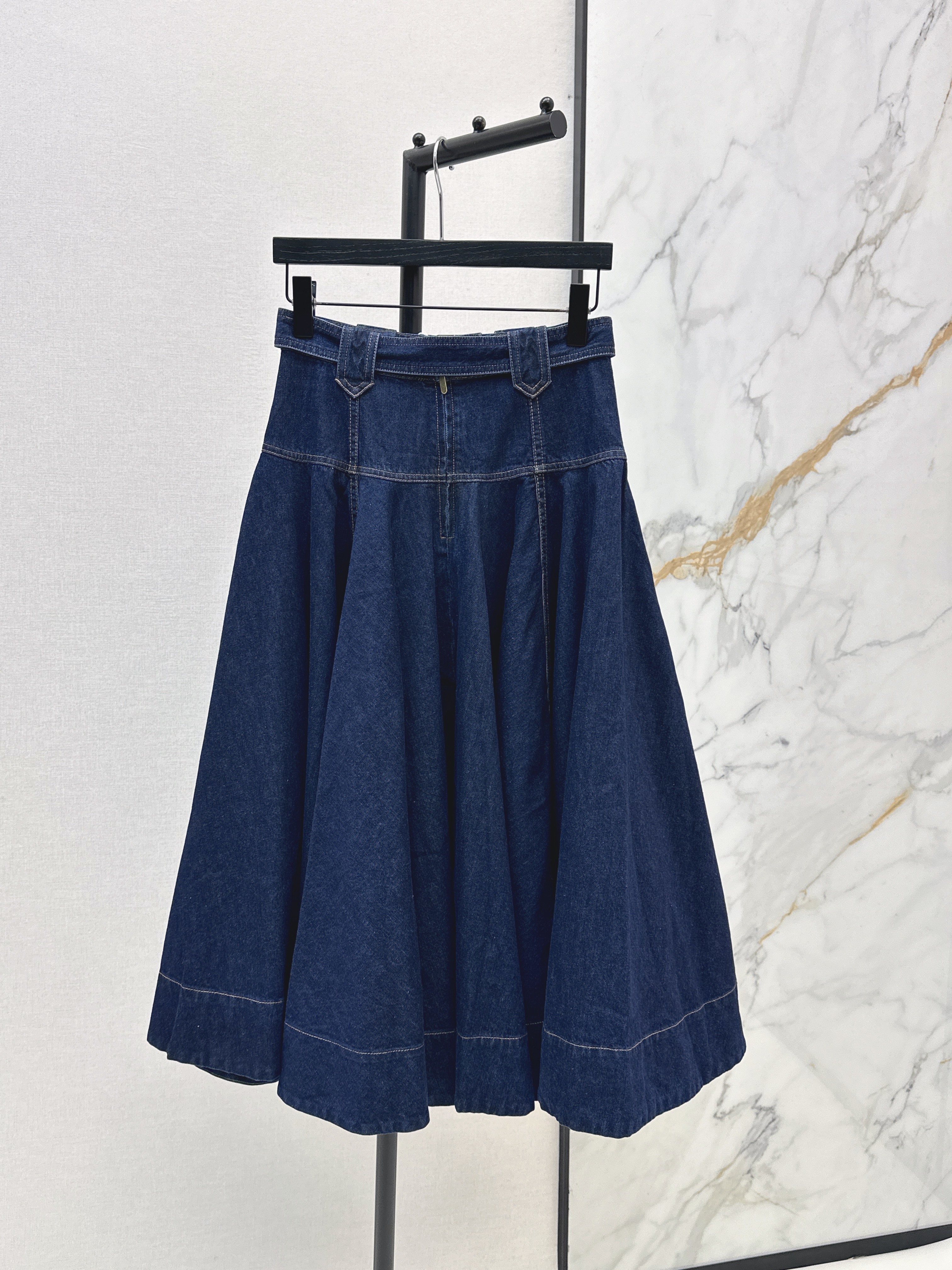Zimm New cargo denim skirt