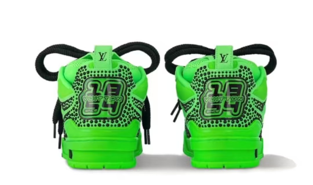 Pkkicks God Batch Louis Vuitton Skate Green and Black
