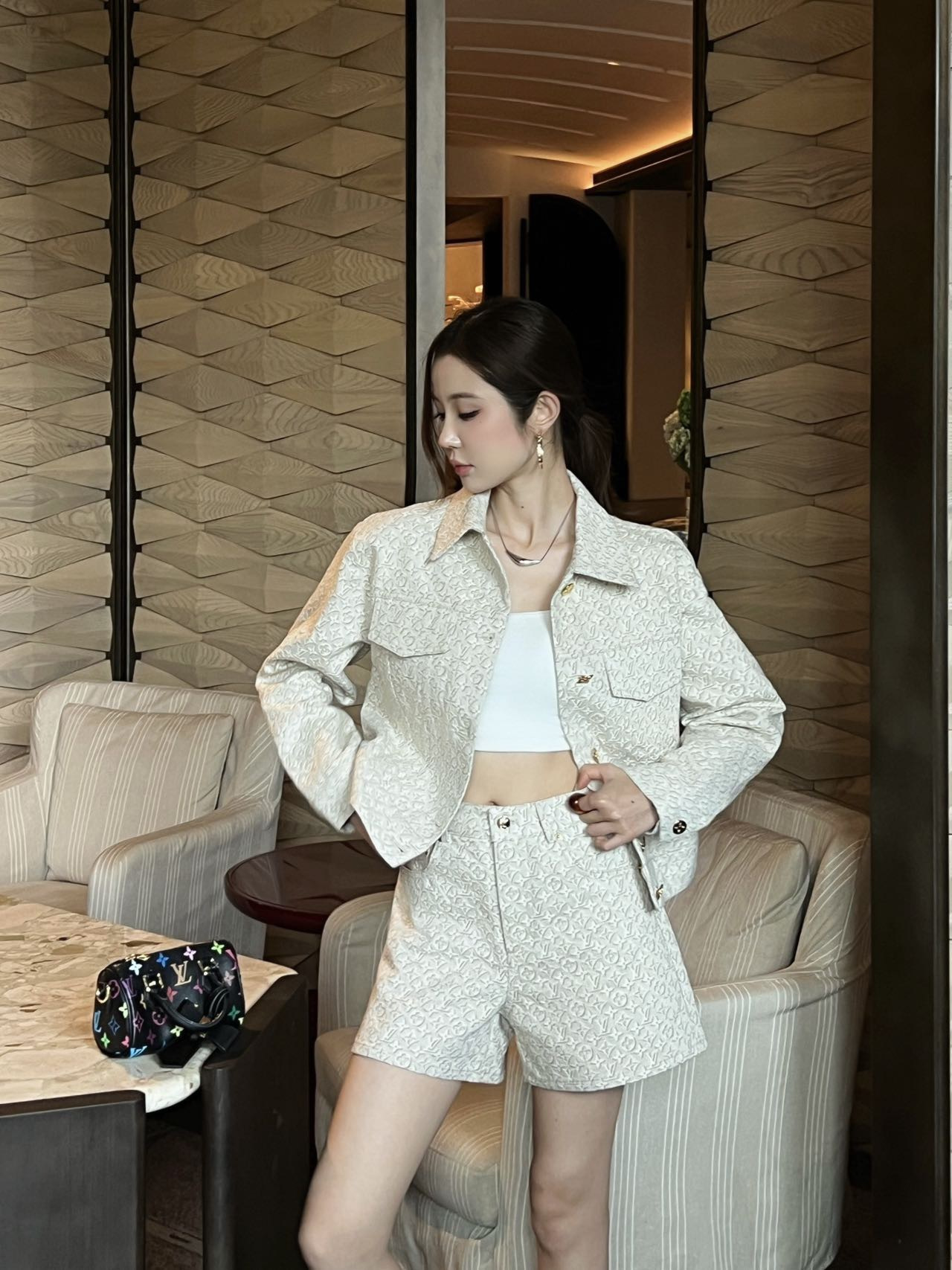 Loui New jacquard short