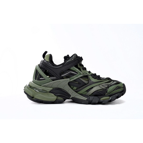 Balenciaga Track 2 Sneaker Military Black 568614 W3AE1 2311