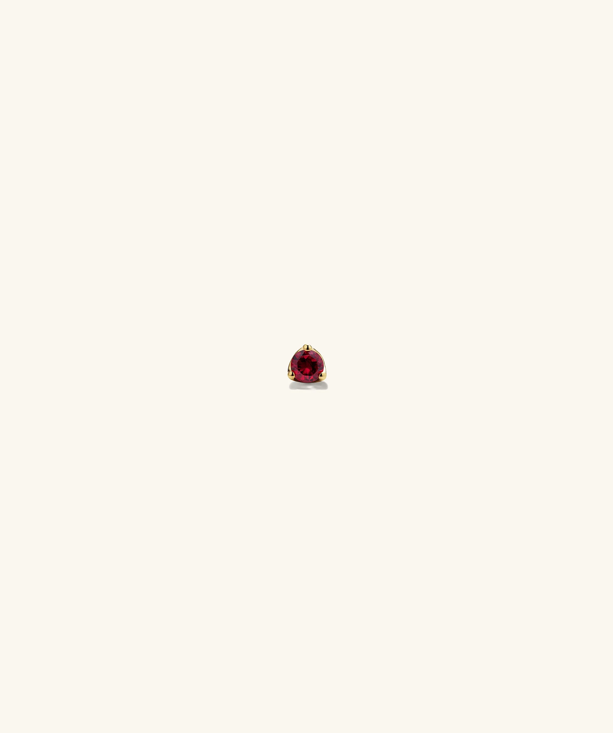 Piercing Studio - Single Gemstone Mini Flat Back Stud