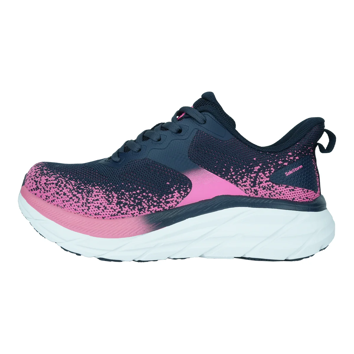 Women's Running Shoes-Cushioned EVA Sole, Breathable Flyknit Upper & Easy-On Heel Design-SSSOO7W
