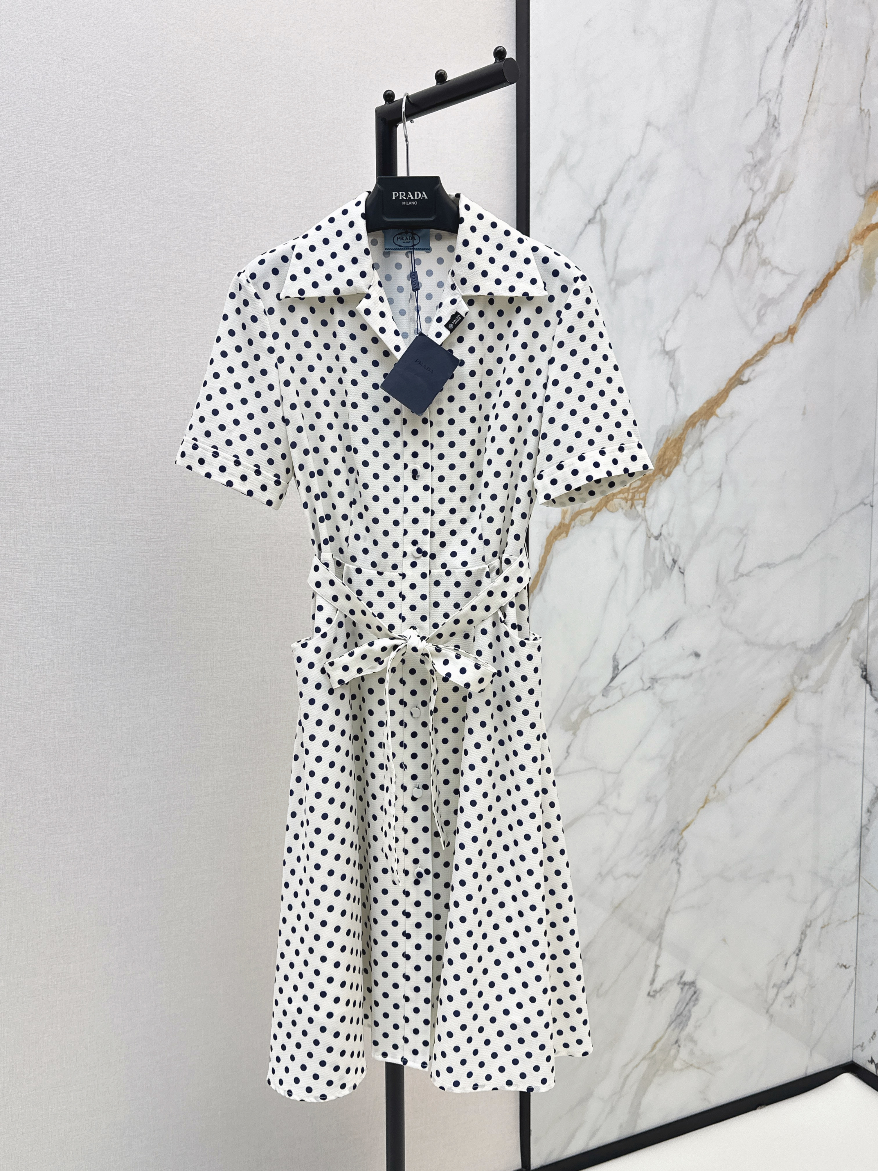 Pra New Retro Polka Dot Dress