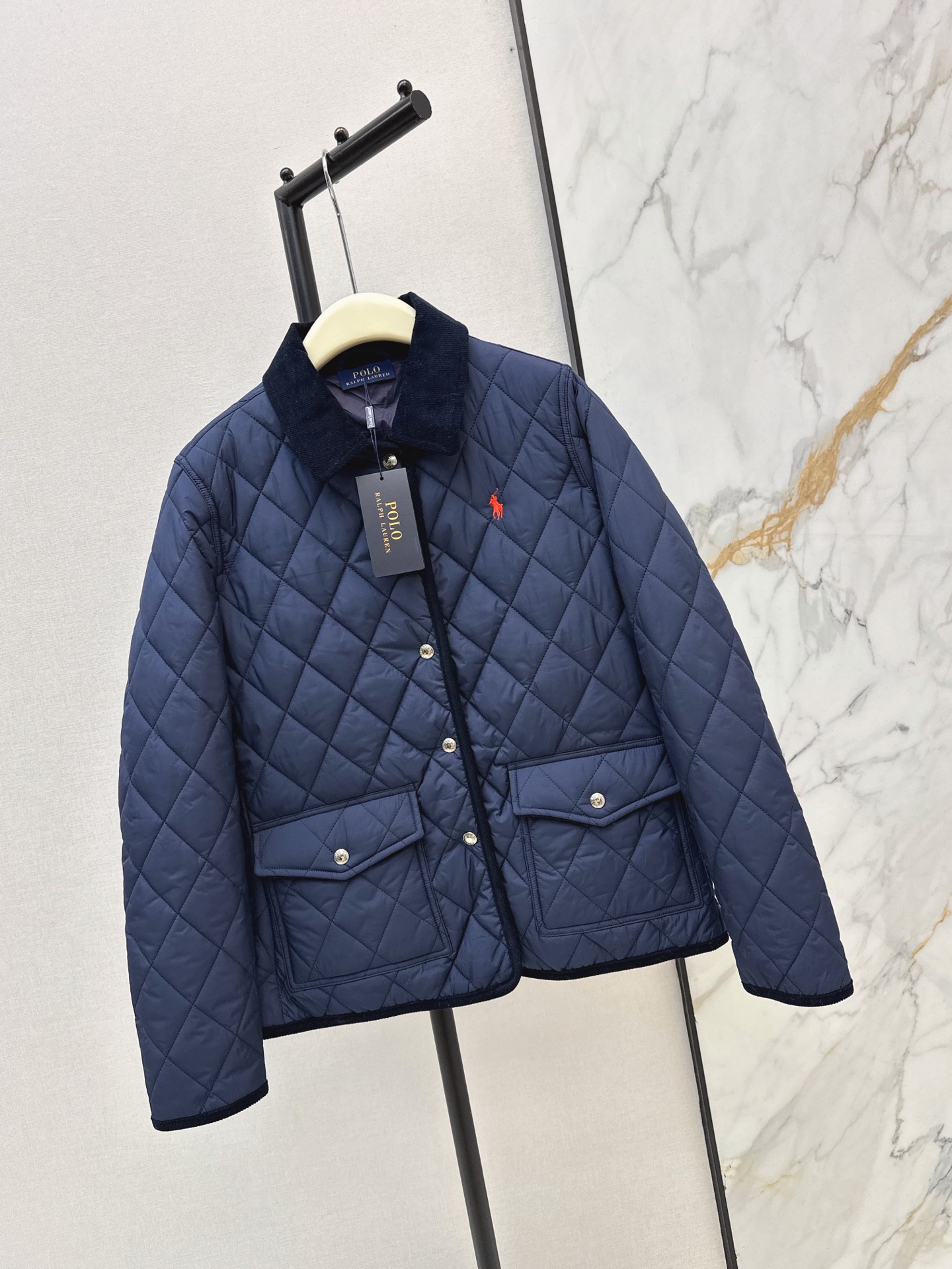 Ralp New Embroidered Quilted Jacket