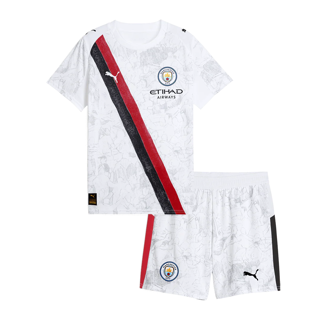 Manchester City KidSuper Kid's Jersey Kit - Jersey+Shorts 2025/26