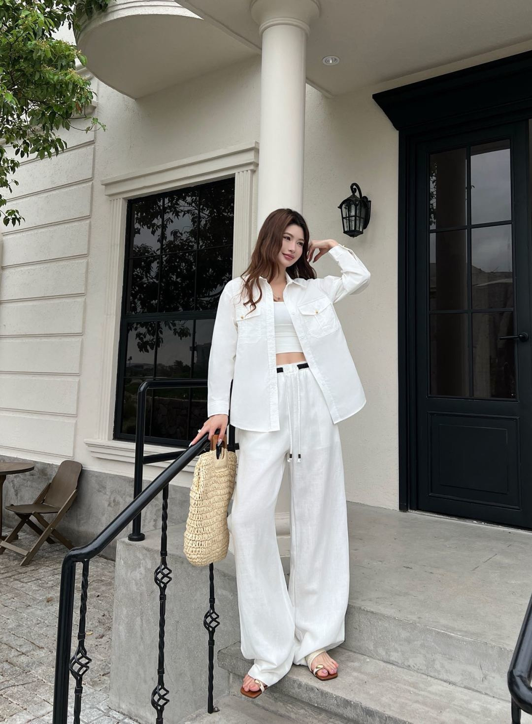 CD New straight-leg pants