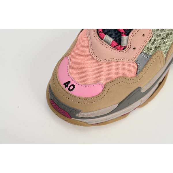 Balenciaga Triple S Grey Pink 490672 W09O5 1036