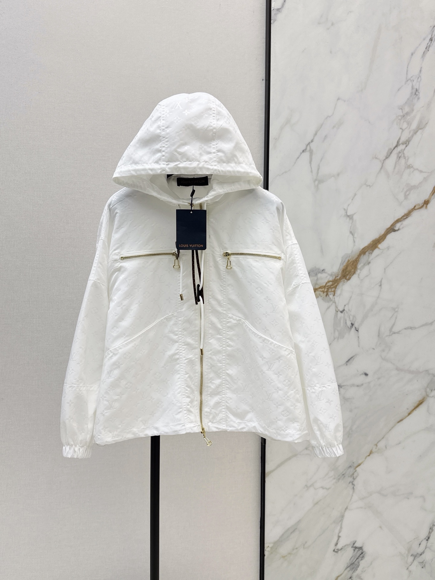 Louis New Jacquard hooded jacket