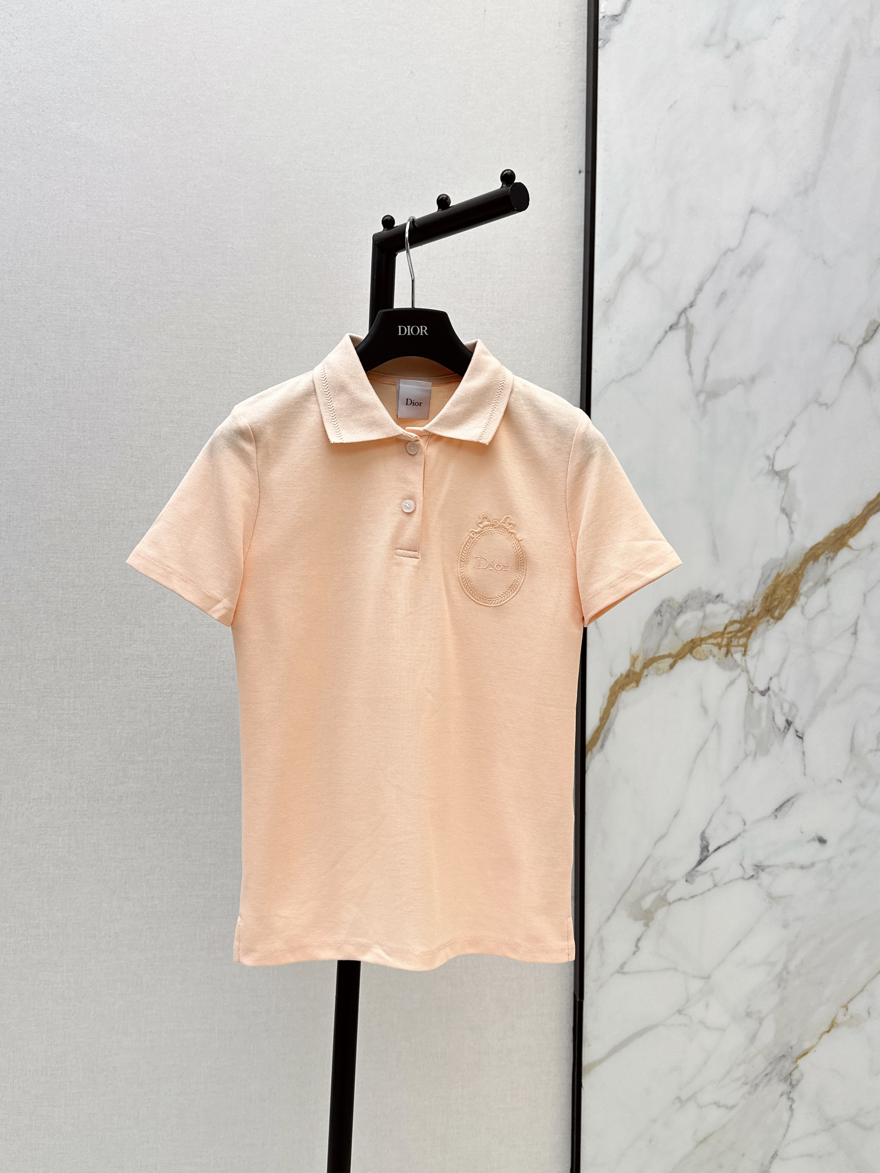 CD New embroidered polo short sleeve