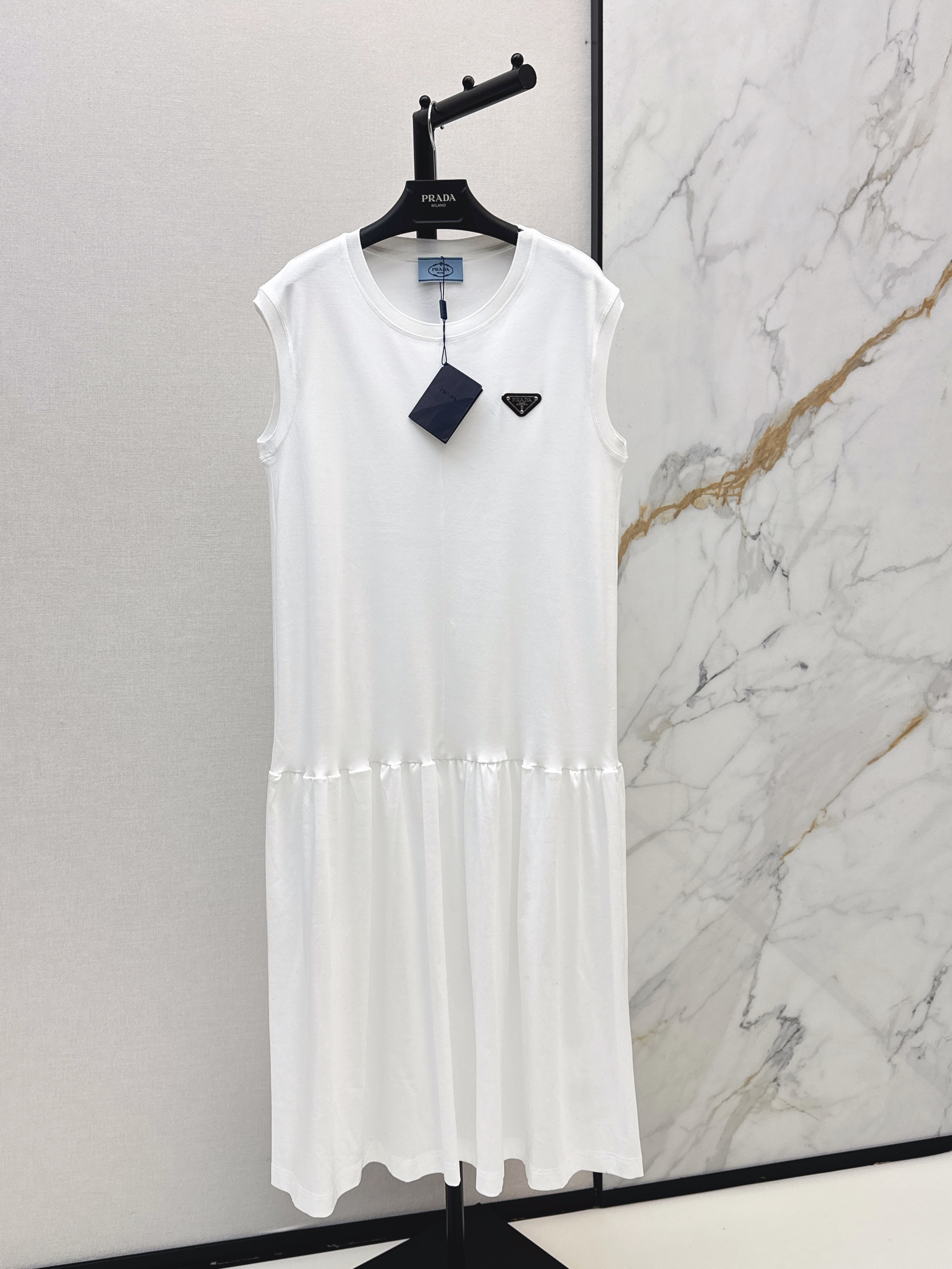 Pra New Sleeveless Patchwork Dress