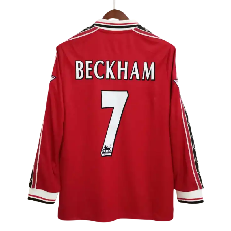 Manchester United Retro Jersey Home Long Sleeve 1998/00