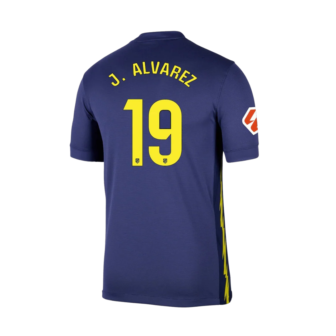 J.ALVAREZ #19 Atletico Madrid Away Soccer Jersey 2025/26