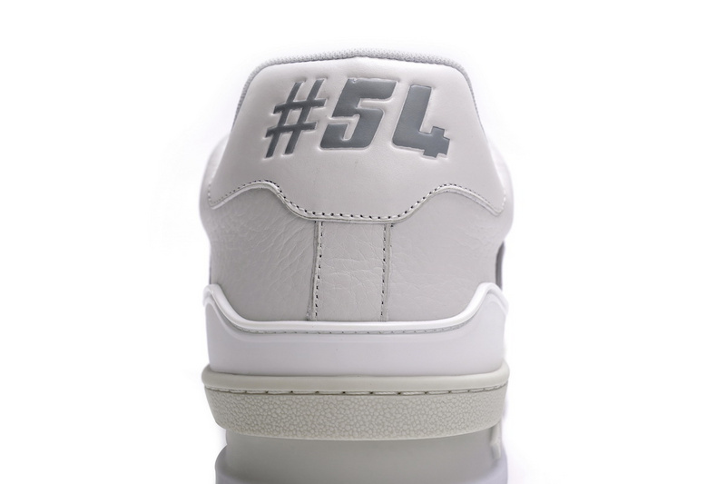Pkkicks God Batch LOUIS VUITTON Trainer White Litchi Pattern FD0221