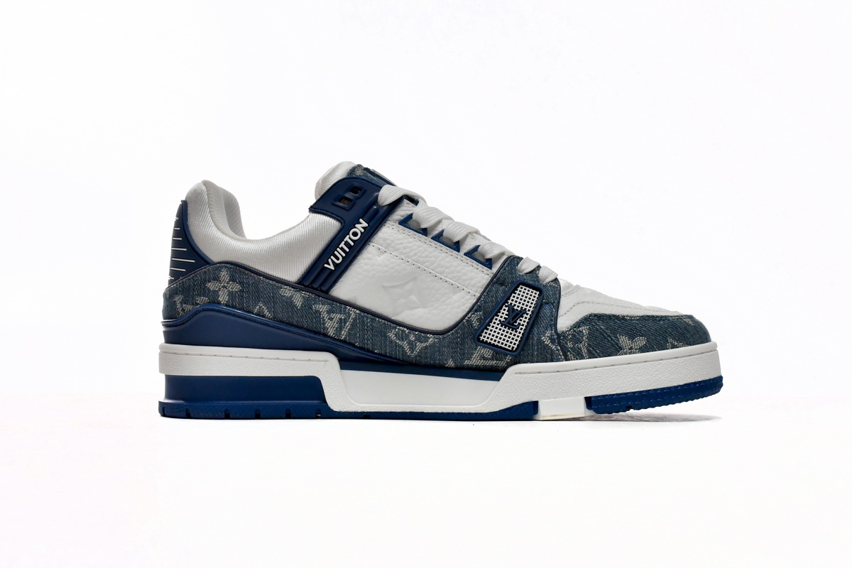 Pkkicks God Batch LOUIS VUITTON Trainer Cowboy Blue FD0291