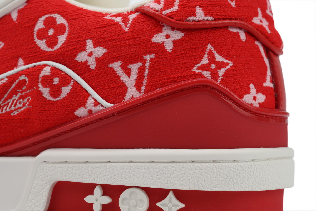 Pkkicks God Batch Louis Vuitton Louis Vuitton Trainer Red
