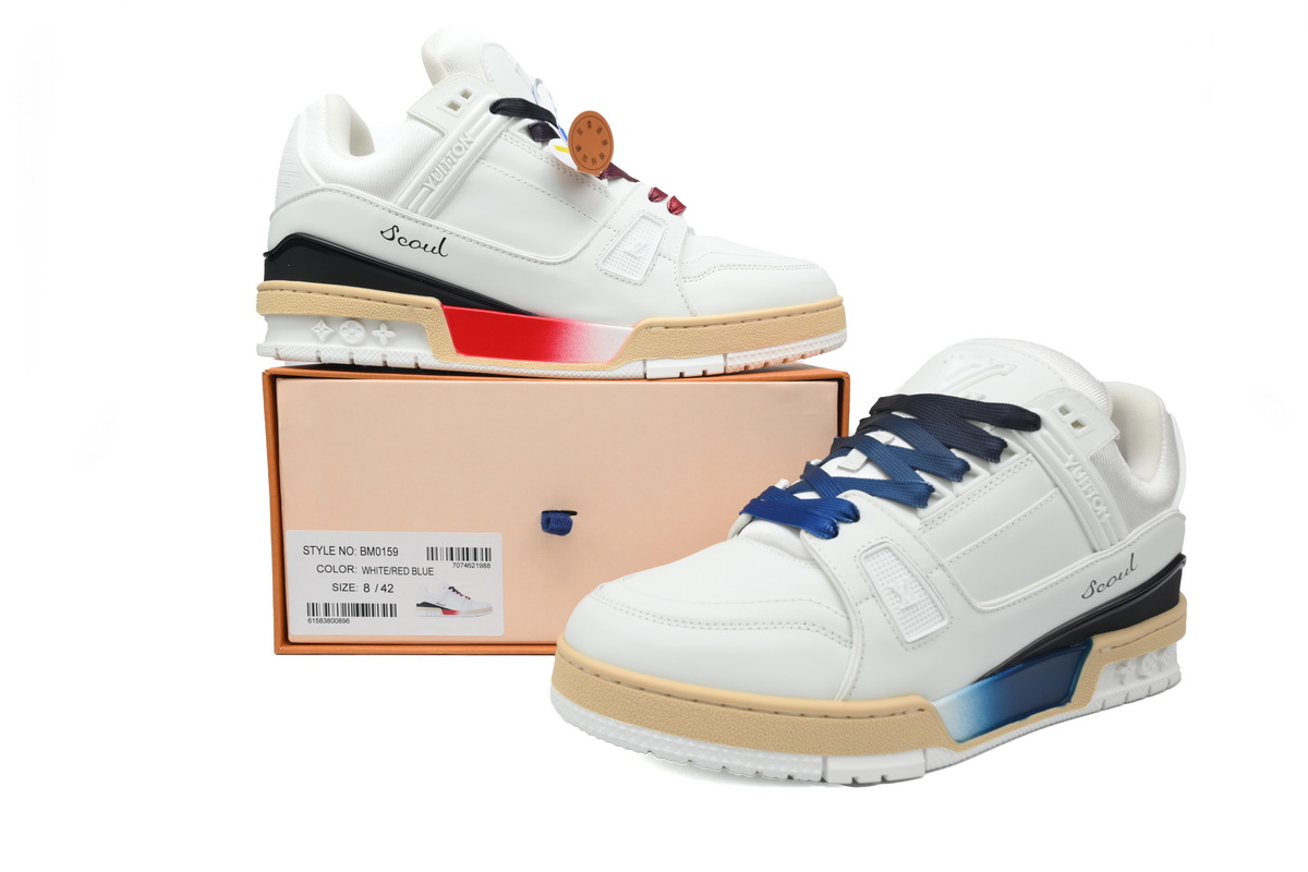 Pkkicks God Batch LOUIS VUITTON Trainer ALV Clean Dye White