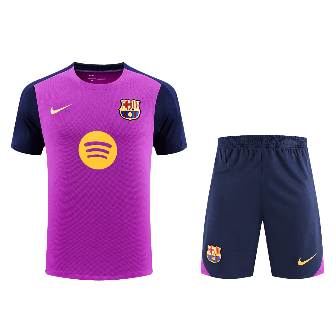 Barcelona Pre-Match Kit - Jersey+Shorts 2025/26