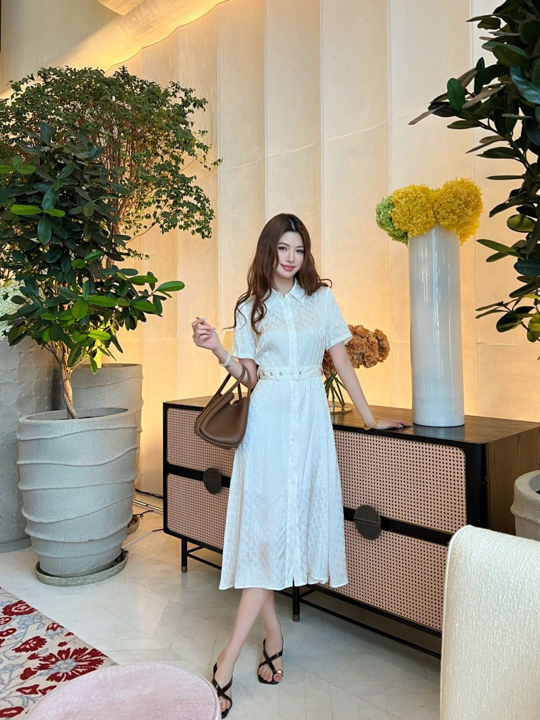 Fend New jacquard dress