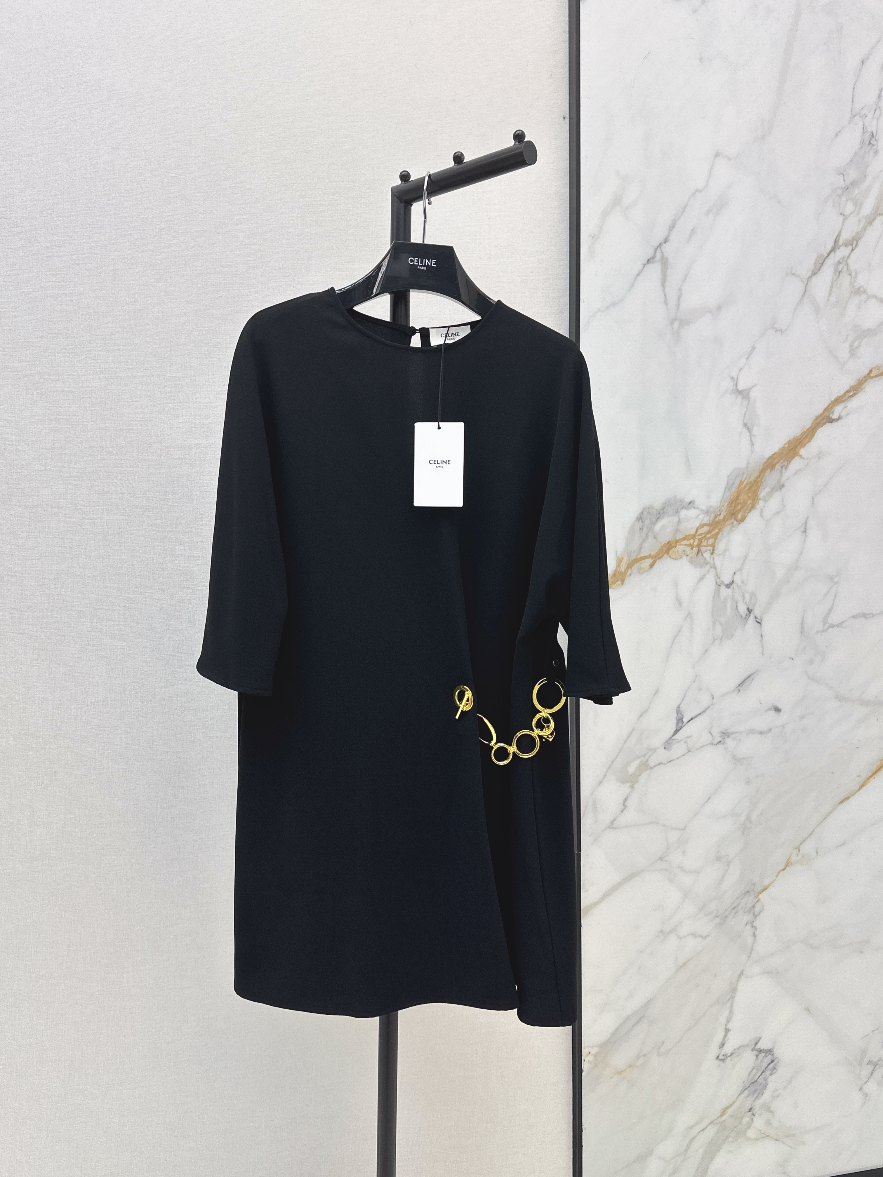 Celi New chain-embellished dress
