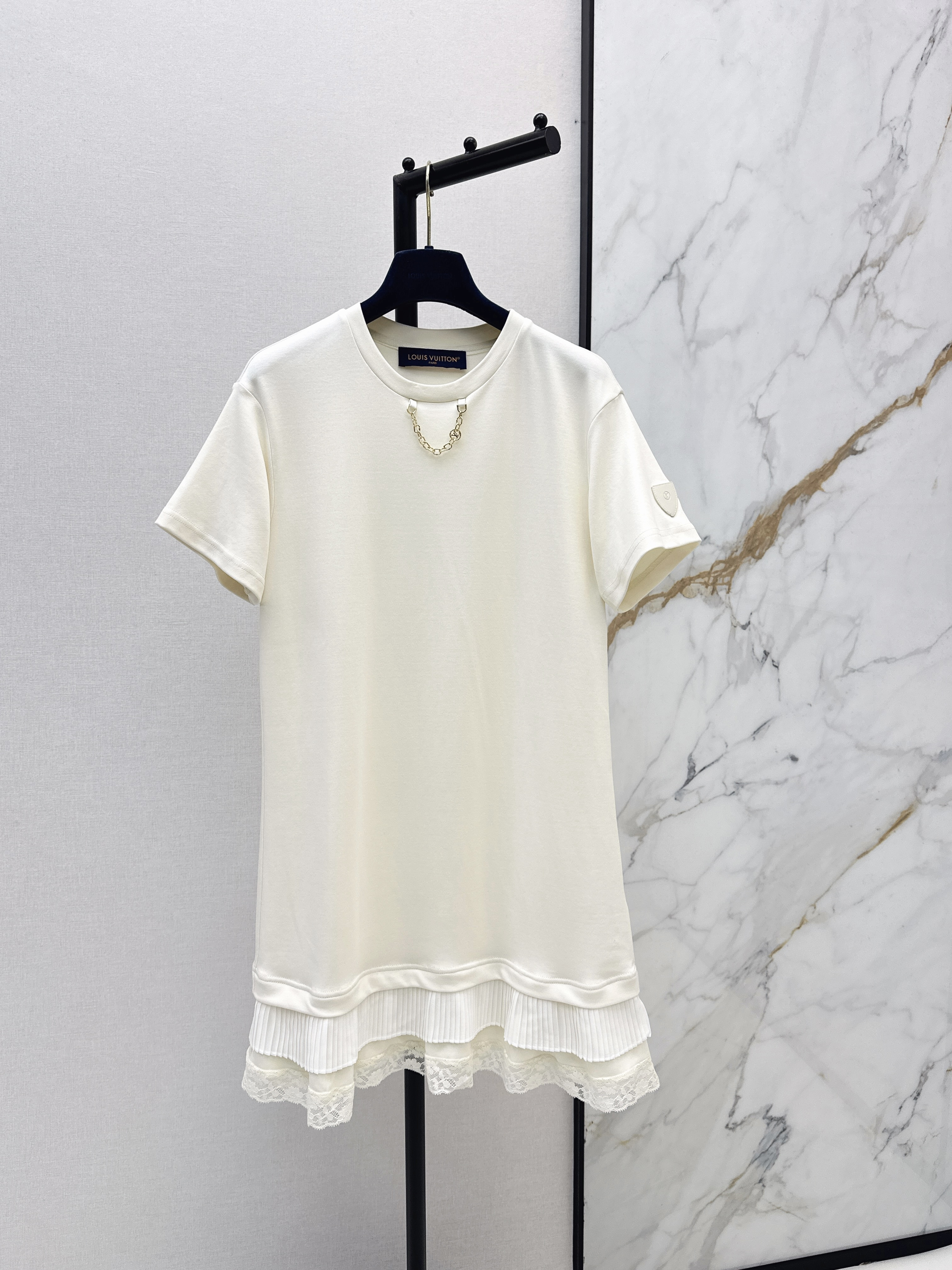 Louis New Patchwork Lace Dress