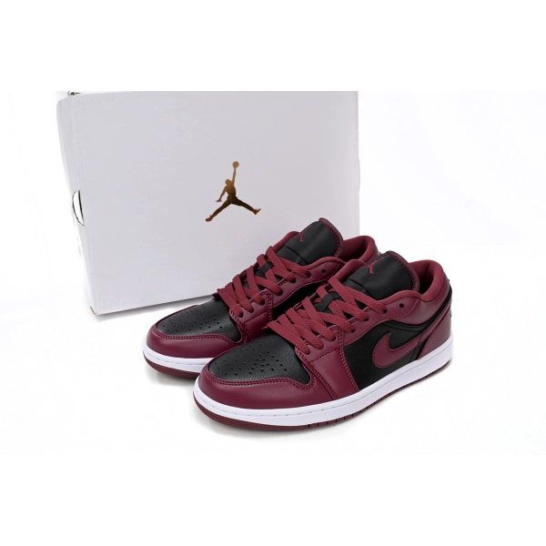 Air Jordan aj1 Low Retro Black Red DC0774-006