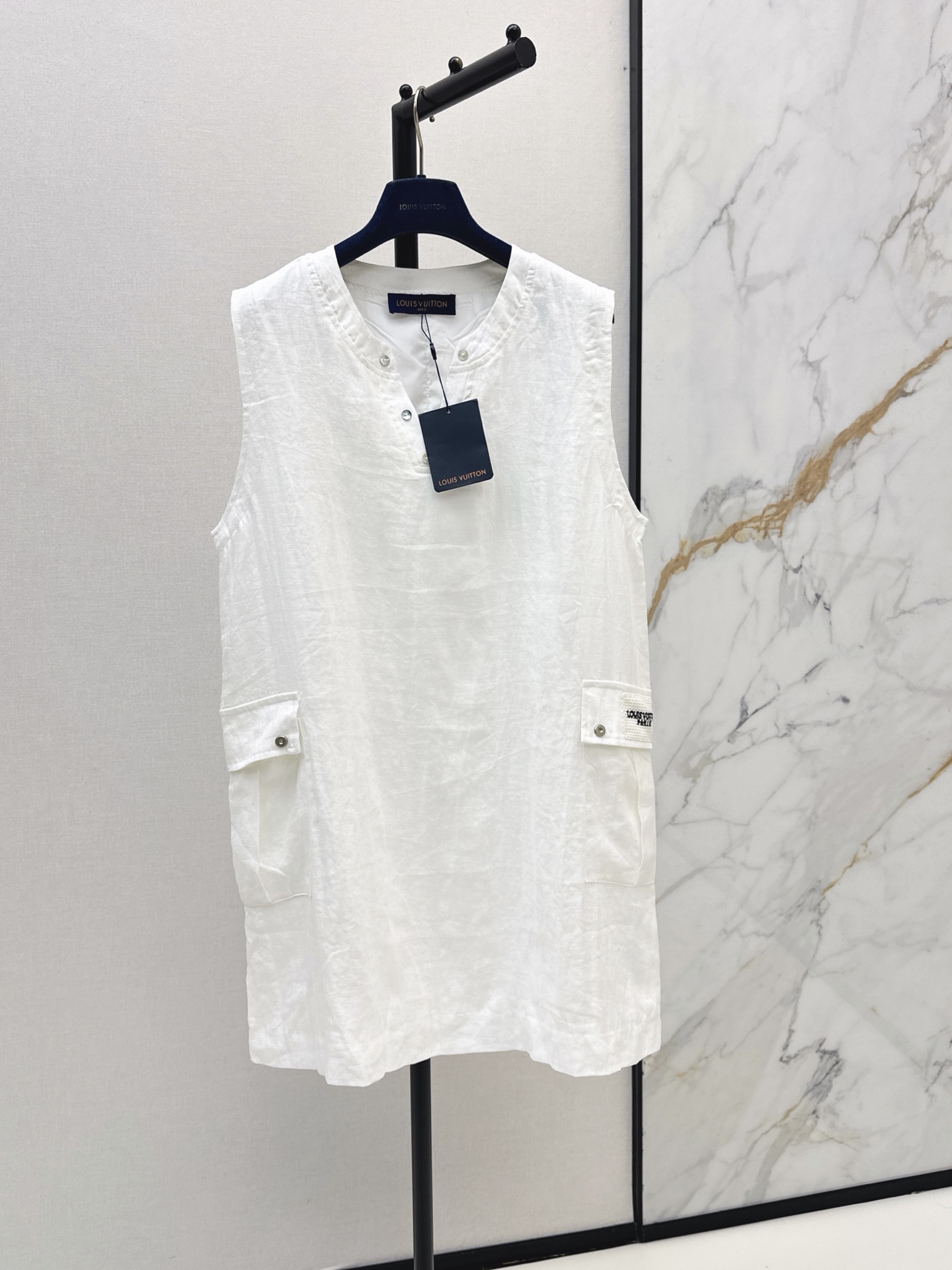 Louis New Utility sleeveless dress