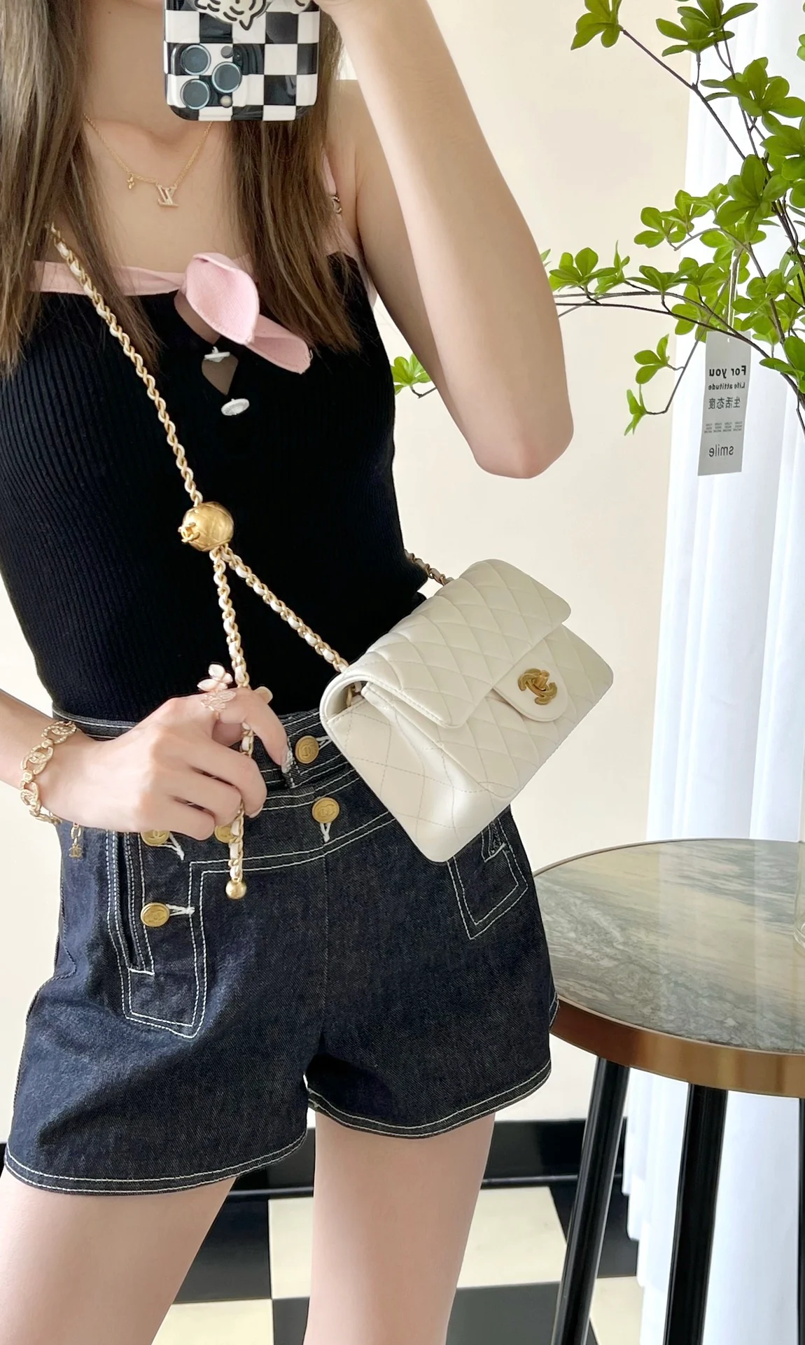 Chan New 23s Chain flap bag