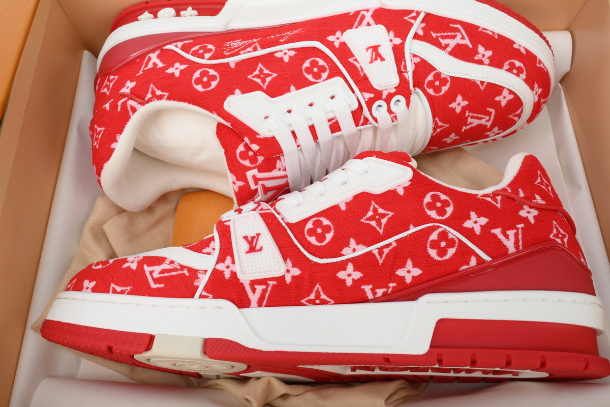 Pkkicks God Batch Louis Vuitton Louis Vuitton Trainer Red