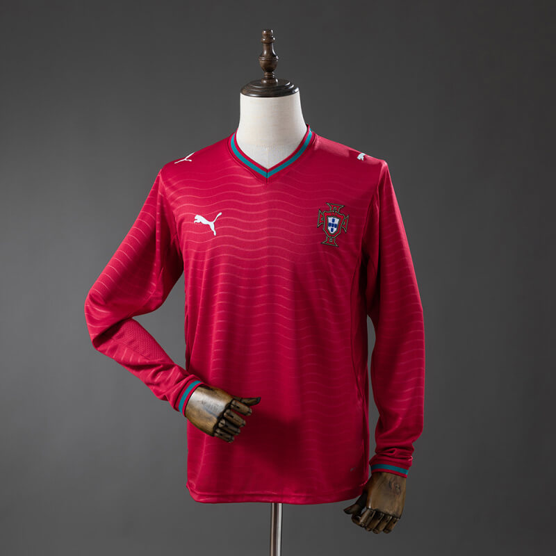 Portugal 2026 Home Long Sleeve Fan Jersey
