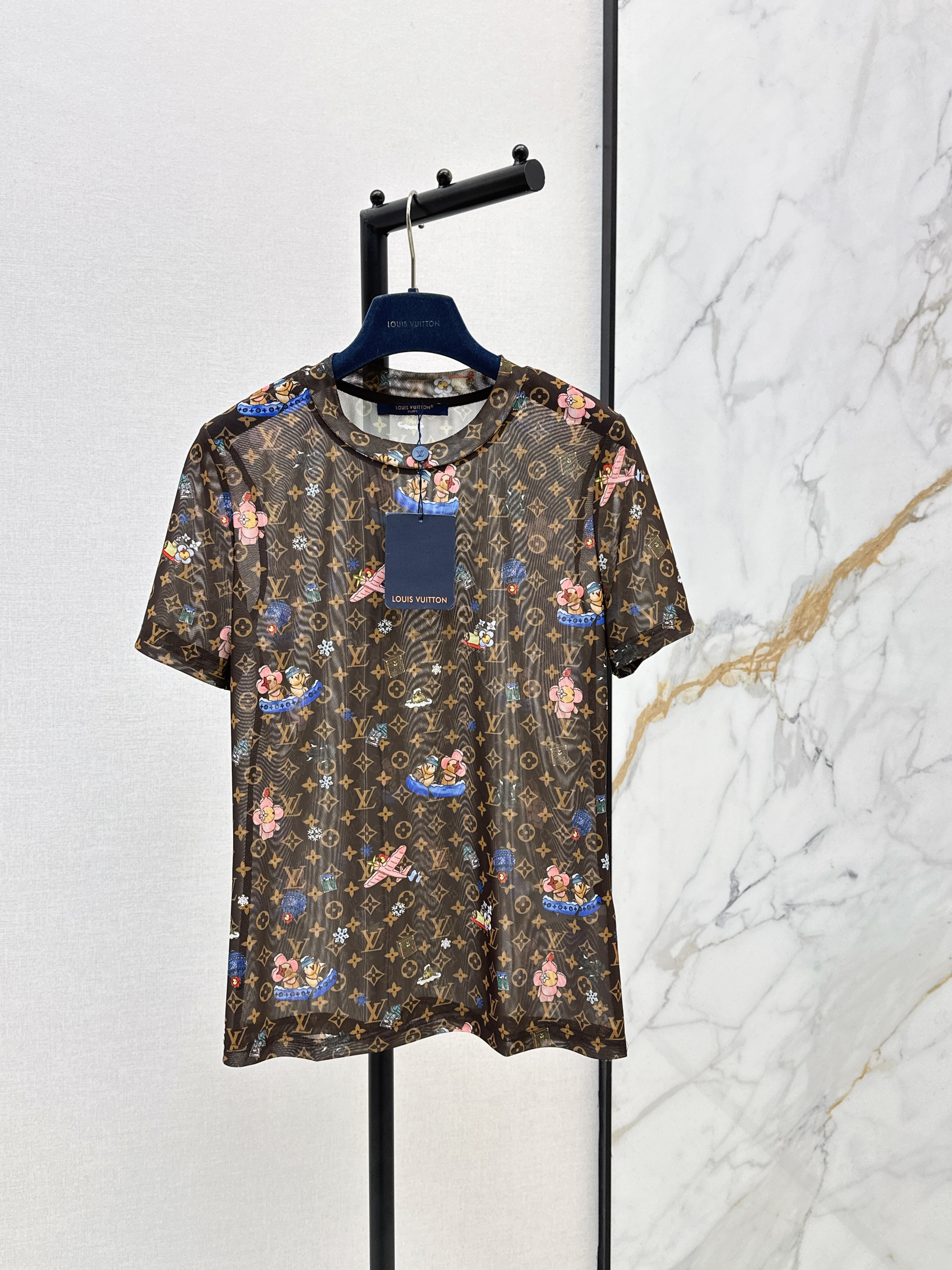 Louis New Printed Mesh T-Shirt