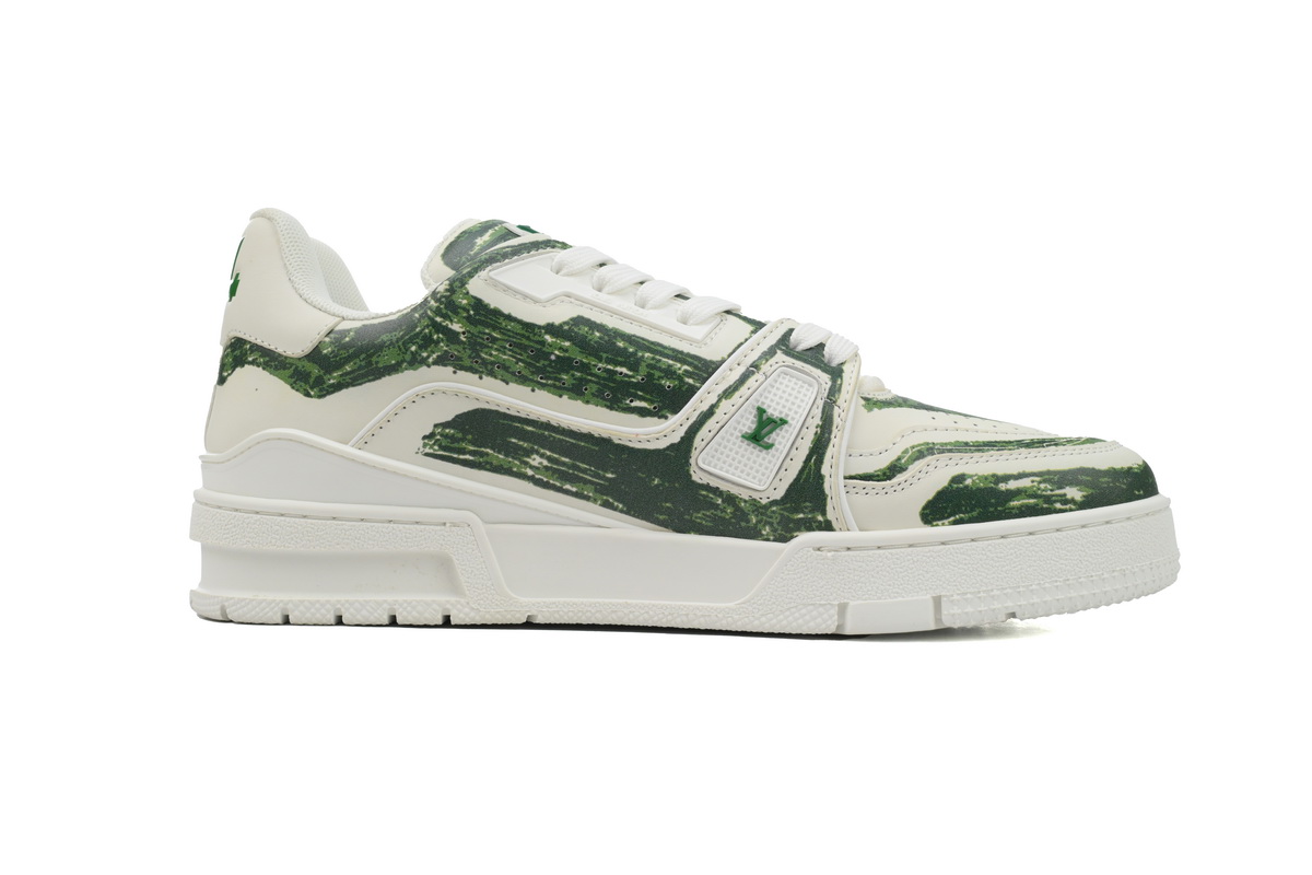 Pkkicks God Batch Louis Vuitton Trainer Green