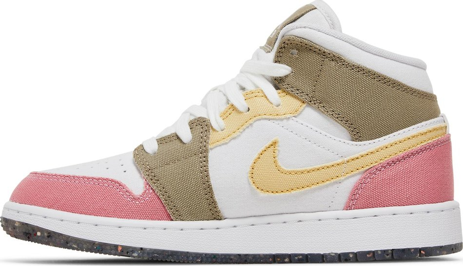 Air Jordan 1 Mid SE GS 'Pastel Grind' DJ0338-100