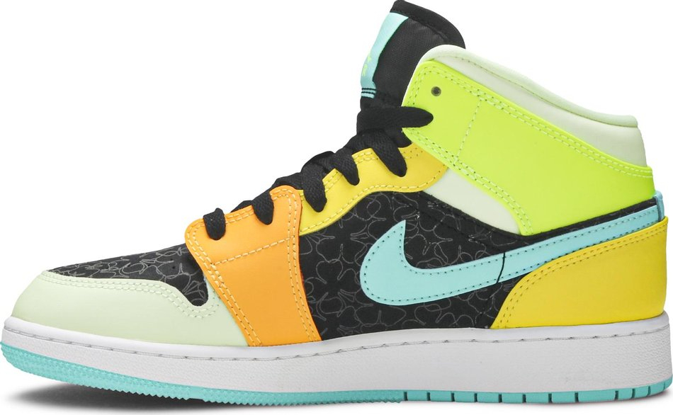 Air Jordan 1 Mid SE GS 'Clover' BQ6931-037